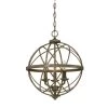 16 in. 3-Light Antique Silver Pendant by Millennium Lighting
