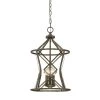 12 in. 3-Light Antique Silver Pendant by Millennium Lighting