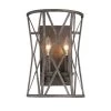2-Light Antique Silver Mini Pendant by Millennium Lighting