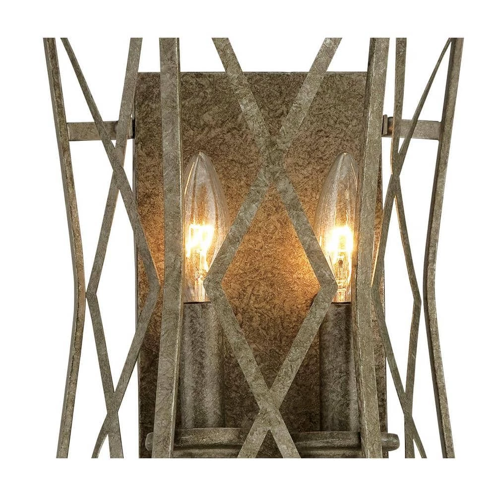 2-Light Antique Silver Mini Pendant by Millennium Lighting 2 2-Light Antique Silver Mini Pendant by Millennium Lighting - Image 2