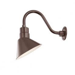 R Series 1-Light 11 in. Architectural Bronze Angle Shade by Millennium Lighting