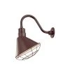 R Series 1 Light 13 in. Architectural Bronze Angle Shade by Millennium Lighting
