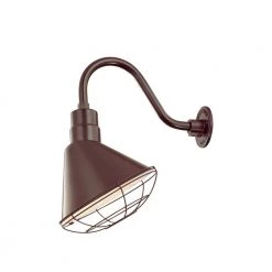 R Series 1 Light 13 in. Architectural Bronze Angle Shade by Millennium Lighting