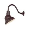 R Series 1-Light 11 in. Architectural Bronze Emblem Shade by Millennium Lighting