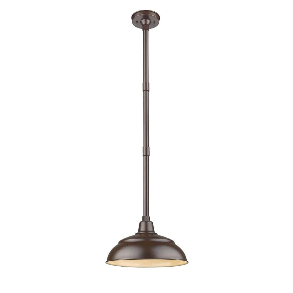 R Series 1-Light 14 in. Bronze Hardwired Warehouse Shade (1-Pack) by Millennium Lighting 1 R Series 1-Light 14 in. Bronze Hardwired Warehouse Shade (1-Pack) by Millennium Lighting