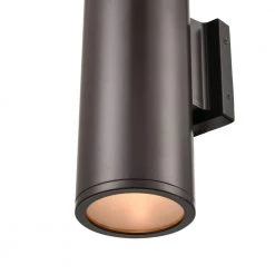 4.5 in. 2-Light Bronze Outdoor Wall Sconce by Millennium Lighting