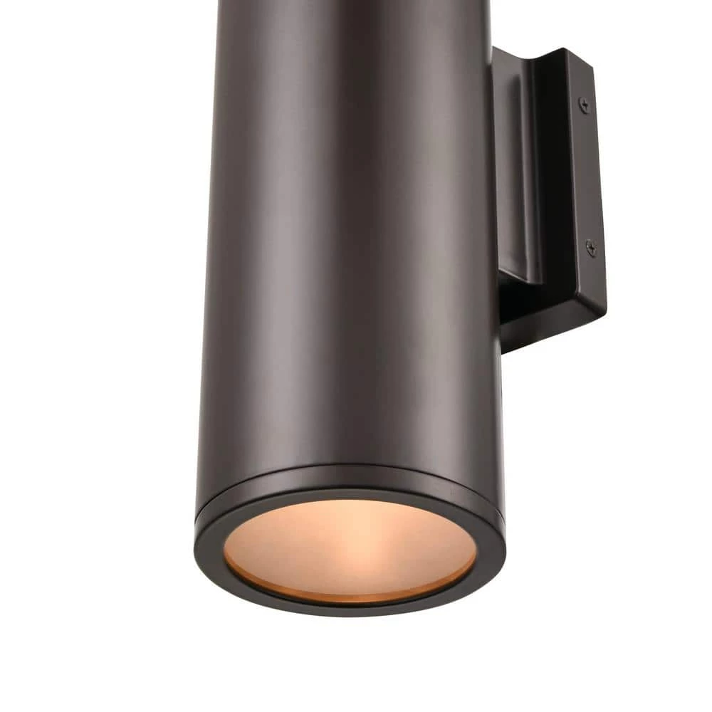 4.5 in. 2-Light Bronze Outdoor Wall Sconce by Millennium Lighting 1 4.5 in. 2-Light Bronze Outdoor Wall Sconce by Millennium Lighting