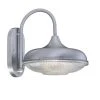 1-Light 12 in. Brushed Aluminum Outdoor Sconce by Millennium Lighting