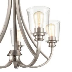 5-Lights 25 in. Brushed Nickel Chandelier by Millennium Lighting 7 5-Lights 25 in. Brushed Nickel Chandelier by Millennium Lighting -Millennium Lighting Shop brushed nickel millennium lighting chandeliers 3625 bn 1f 1000