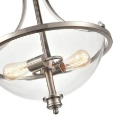 2-Lights 17 in. Brushed Nickel Chandelier by Millennium Lighting -Millennium Lighting Shop brushed nickel millennium lighting chandeliers 3632 bn 44 1000