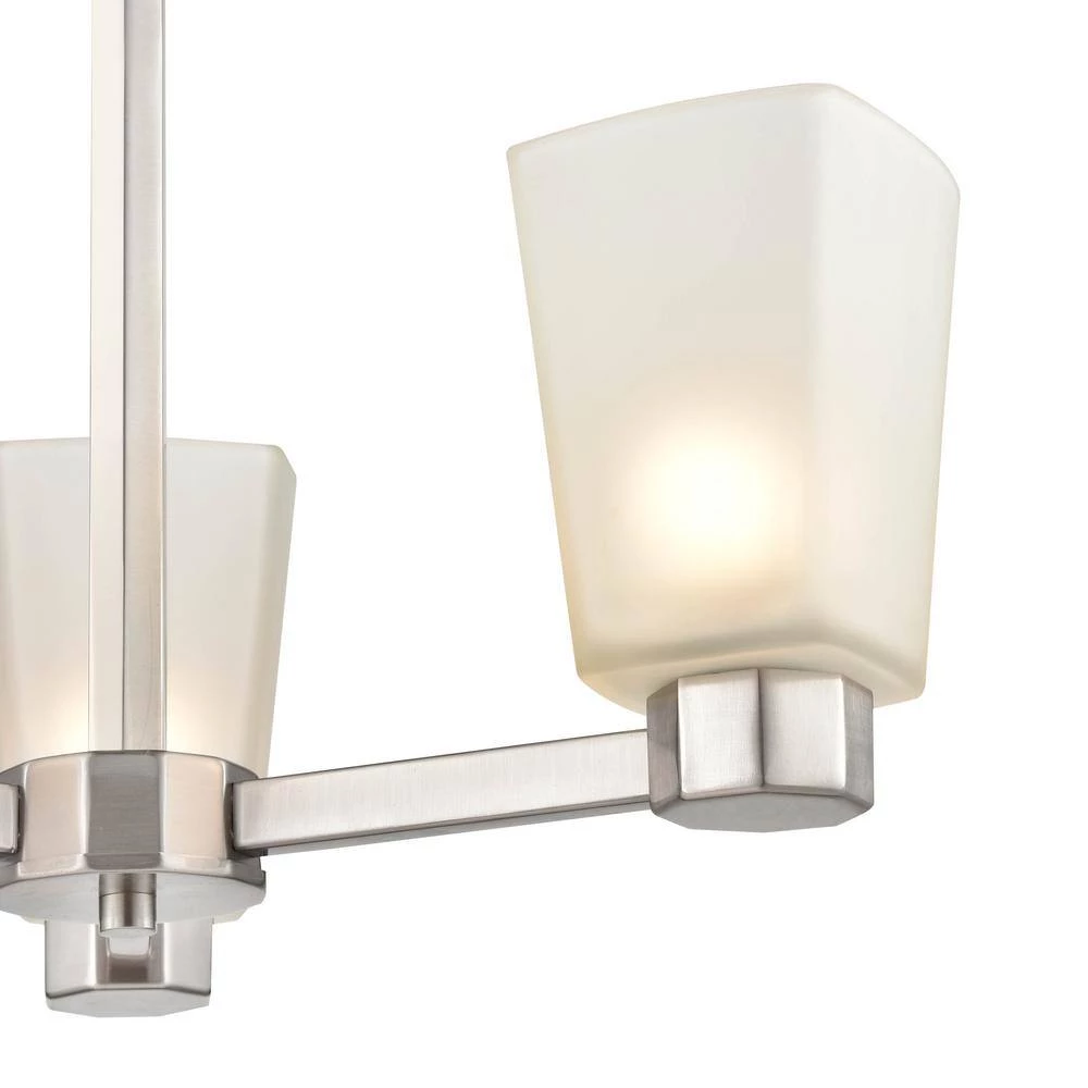 Coley 3-Light 18.875 in. Brushed Nickel Hardwired Chandelier (1-Pack) by Millennium Lighting 4 Coley 3-Light 18.875 in. Brushed Nickel Hardwired Chandelier (1-Pack) by Millennium Lighting - Image 4