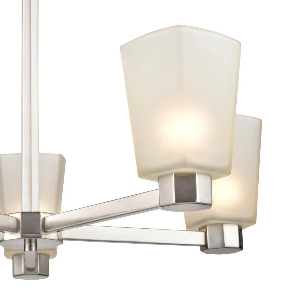 Coley 5-Light 25 in. Brushed Nickel Hardwired Chandelier (1-Pack) by Millennium Lighting 4 Coley 5-Light 25 in. Brushed Nickel Hardwired Chandelier (1-Pack) by Millennium Lighting - Image 4