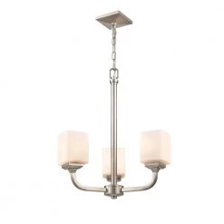 Eddison 3-Light 18.7 in. Brushed Nickel Hardwired Chandelier (1-Pack) by Millennium Lighting 7 Eddison 3-Light 18.7 in. Brushed Nickel Hardwired Chandelier (1-Pack) by Millennium Lighting -Millennium Lighting Shop brushed nickel millennium lighting chandeliers 4333 bn 4f 1000