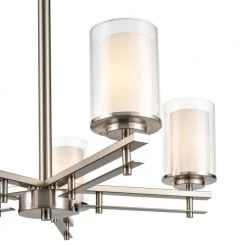 26 in. 5-Light Brushed Nickel Chandelier by Millennium Lighting -Millennium Lighting Shop brushed nickel millennium lighting chandeliers 5515 bn 1f 1000