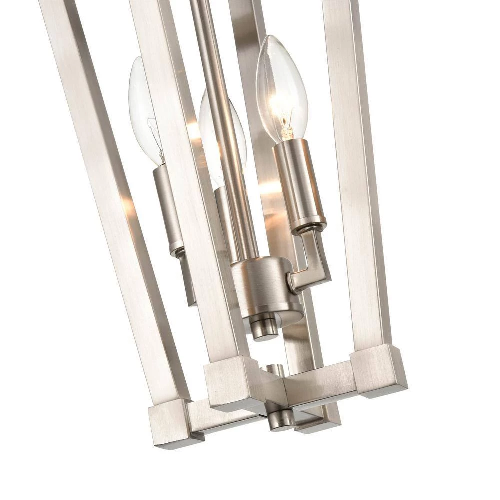 9 in. 3-Light Brushed Nickel Pendant by Millennium Lighting 3 9 in. 3-Light Brushed Nickel Pendant by Millennium Lighting - Image 3
