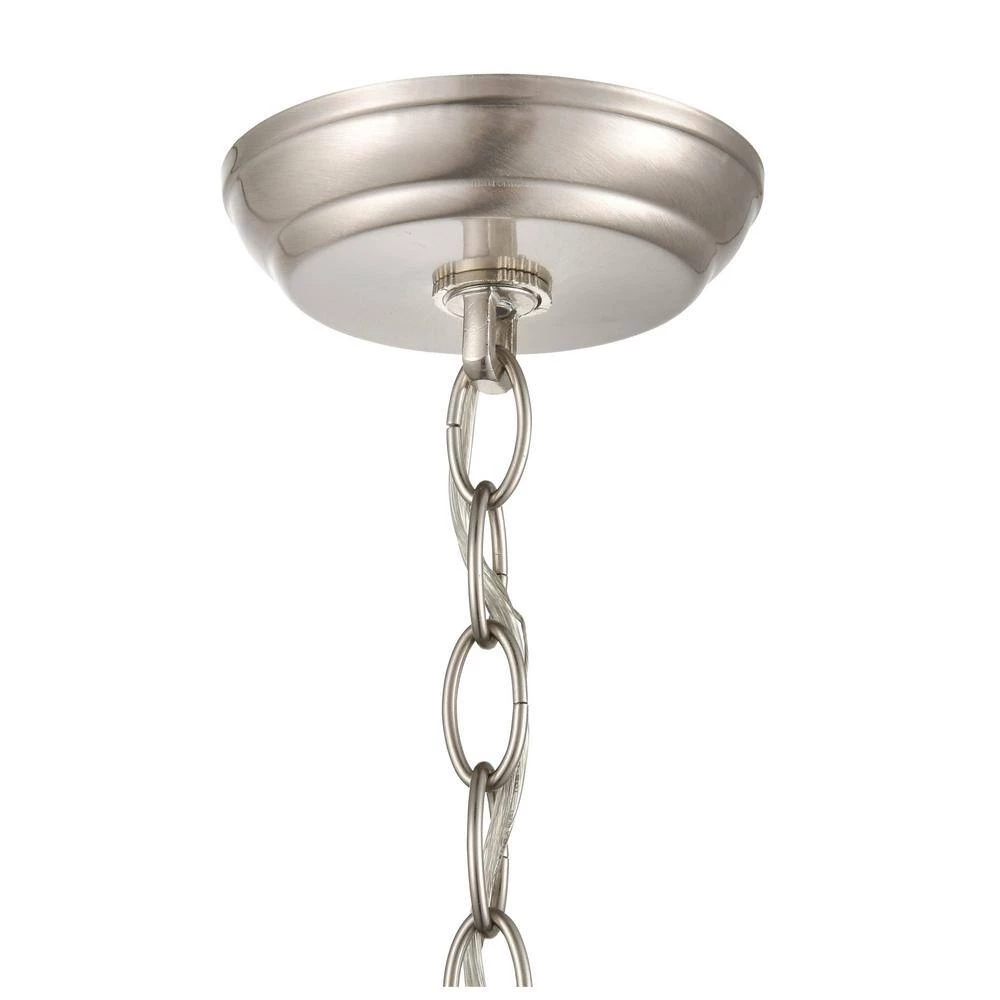 9 in. 3-Light Brushed Nickel Pendant by Millennium Lighting 2 9 in. 3-Light Brushed Nickel Pendant by Millennium Lighting - Image 2