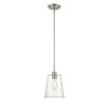 1-Light 5 in. Brushed Nickel Mini Pendant by Millennium Lighting