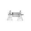 16 in. 2-Light Brushed Nickel Vanity Light by Millennium Lighting