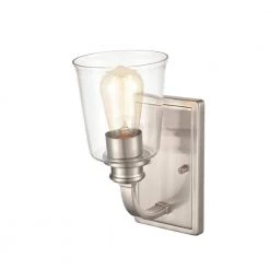 1 Light 5 in. Brushed Nickel Sconce by Millennium Lighting 7 1 Light 5 in. Brushed Nickel Sconce by Millennium Lighting -Millennium Lighting Shop brushed nickel millennium lighting vanity lighting 3601 bn 1f 1000