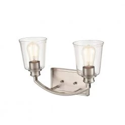 16 in. 2-Light Brushed Nickel Vanity Light by Millennium Lighting