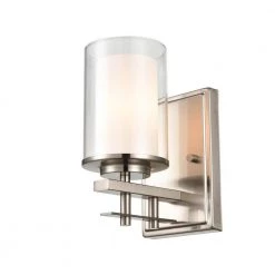 4.75 in. 1-Light Brushed Nickel Sconce by Millennium Lighting -Millennium Lighting Shop brushed nickel millennium lighting vanity lighting 5501 bn 1f 1000