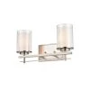16 in. 2-Light Brushed Nickel Vanity Light by Millennium Lighting