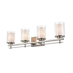 31 in. 4-Light Brushed Nickel Vanity Light by Millennium Lighting