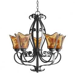 5-Light Burnished Gold Chandelier with Umber Swirl Glass by Millennium Lighting 8 5-Light Burnished Gold Chandelier with Umber Swirl Glass by Millennium Lighting -Millennium Lighting Shop burnished gold millennium lighting chandeliers 7125 bg a0 1000