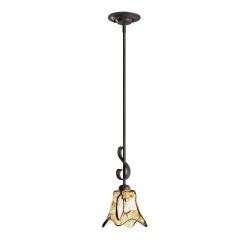 1-Light Burnished Gold Pendant with Umber Swirl Glass by Millennium Lighting -Millennium Lighting Shop burnished gold millennium lighting pendant lights 7121 bg a0 1000