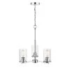 Verlana 3-Light 19 in. Chrome Hardwired Chandelier (1-Pack) by Millennium Lighting