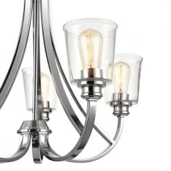 5-Lights 25 in. Chrome Chandelier by Millennium Lighting 7 5-Lights 25 in. Chrome Chandelier by Millennium Lighting -Millennium Lighting Shop chrome millennium lighting chandeliers 3625 ch 1f 1000