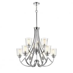 9-Lights 29.25 in. Chrome Chandelier by Millennium Lighting -Millennium Lighting Shop chrome millennium lighting chandeliers 3629 ch 4f 1000
