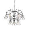 9-Lights 30 in. Chrome Chandelier by Millennium Lighting