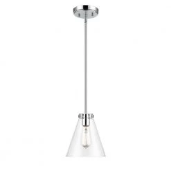 7.75 in. 1-Light Chrome Pendant by Millennium Lighting 5 7.75 in. 1-Light Chrome Pendant by Millennium Lighting -Millennium Lighting Shop chrome millennium lighting chandeliers 8131 ch 4f 1000