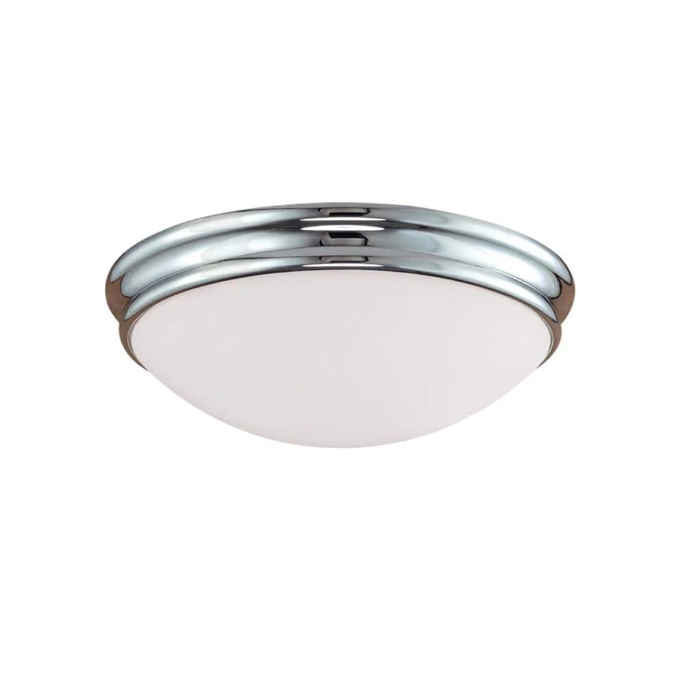10 in. 1-Light Chrome Flush mount by Millennium Lighting 1 10 in. 1-Light Chrome Flush mount by Millennium Lighting