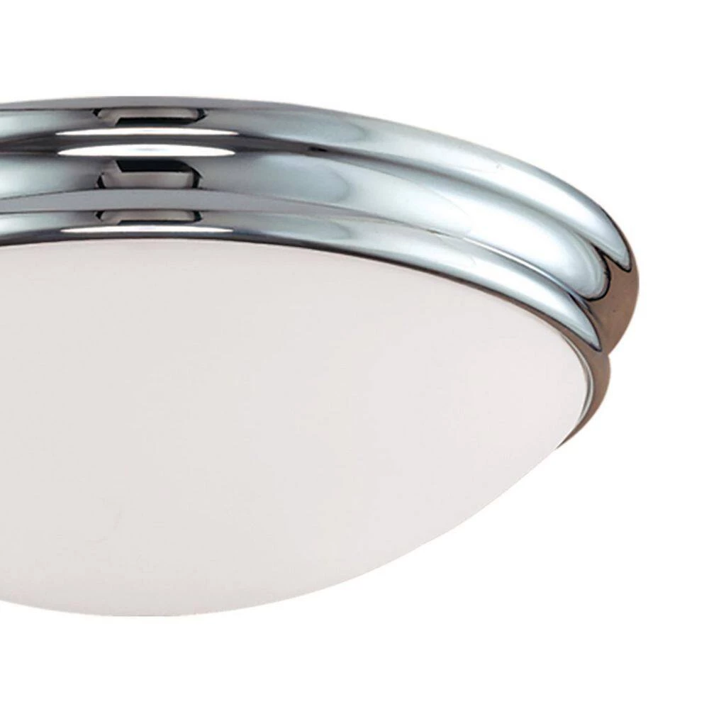 10 in. 1-Light Chrome Flush mount by Millennium Lighting 2 10 in. 1-Light Chrome Flush mount by Millennium Lighting - Image 2