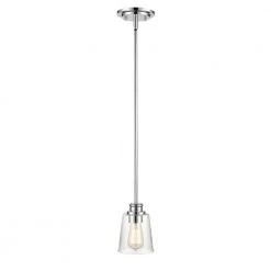 1-Light 5 in. Chrome Mini Pendant by Millennium Lighting -Millennium Lighting Shop chrome millennium lighting pendant lights 3611 ch 4f 1000