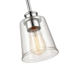 1-Light 5 in. Chrome Mini Pendant by Millennium Lighting -Millennium Lighting Shop chrome millennium lighting pendant lights 3611 ch fa 1000