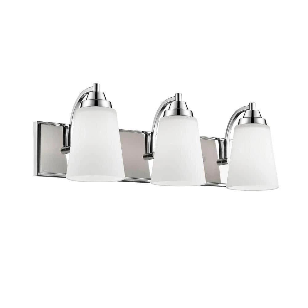 24 in. 3-Light Chrome Vanity Light by Millennium Lighting 1 24 in. 3-Light Chrome Vanity Light by Millennium Lighting
