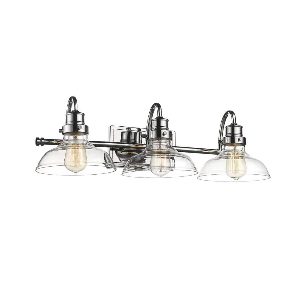 26 in. 3-Light Chrome Vanity Light by Millennium Lighting 1 26 in. 3-Light Chrome Vanity Light by Millennium Lighting