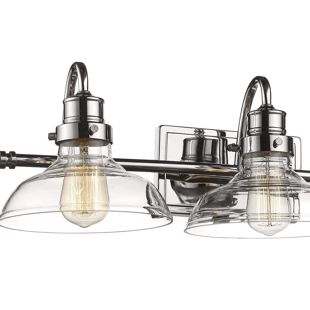 26 in. 3-Light Chrome Vanity Light by Millennium Lighting 2 26 in. 3-Light Chrome Vanity Light by Millennium Lighting - Image 2