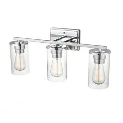 Verlana 22 in. 3-Light Chrome Bathroom Vanity Light with Clear Glass Shade by Millennium Lighting 7 Verlana 22 in. 3-Light Chrome Bathroom Vanity Light with Clear Glass Shade by Millennium Lighting -Millennium Lighting Shop chrome millennium lighting vanity lighting 2703 ch 4f 1000