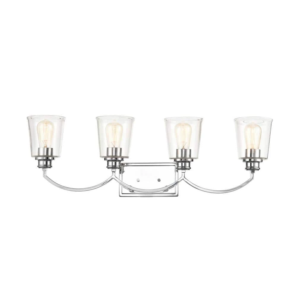 31 in. 4-Light Chrome Vanity Light by Millennium Lighting 1 31 in. 4-Light Chrome Vanity Light by Millennium Lighting