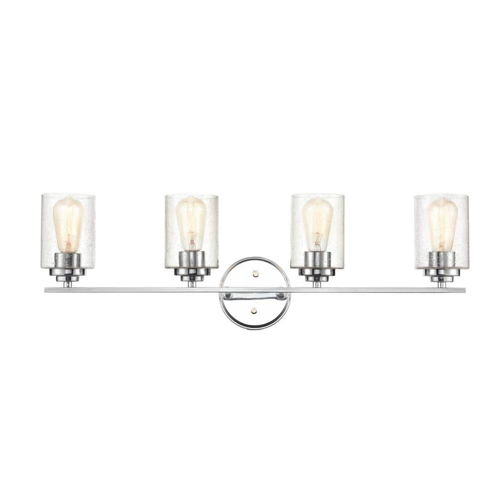 31.125 in. 4-Light Chrome Vanity Light by Millennium Lighting 1 31.125 in. 4-Light Chrome Vanity Light by Millennium Lighting