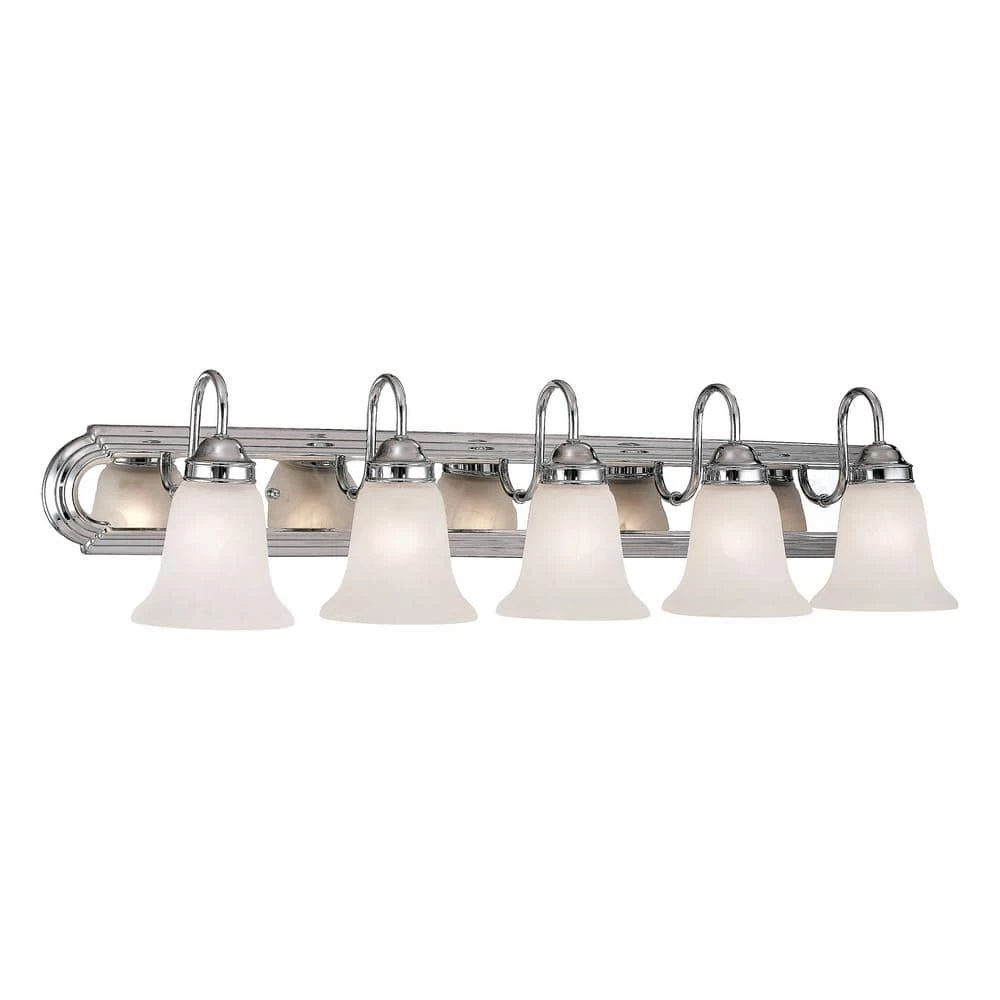 36 in. 5-Light Chrome Vanity Light by Millennium Lighting 1 36 in. 5-Light Chrome Vanity Light by Millennium Lighting