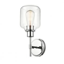 1-Light 5.5 in. Chrome Wall Sconce by Millennium Lighting