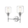 2-Light 17.5 in. Chrome Vanity Light by Millennium Lighting