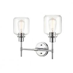 2-Light 17.5 in. Chrome Vanity Light by Millennium Lighting