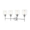 4-Light 34.75 in. Chrome Vanity Light by Millennium Lighting