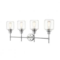 4-Light 34.75 in. Chrome Vanity Light by Millennium Lighting
